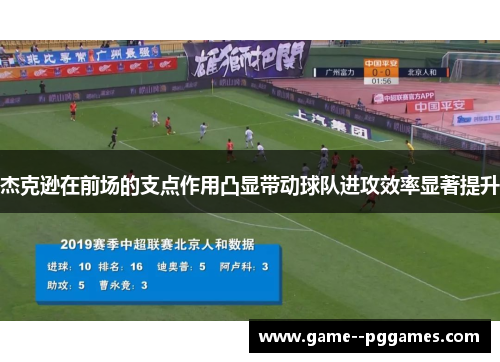 杰克逊在前场的支点作用凸显带动球队进攻效率显著提升